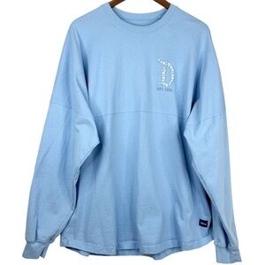 Disneyland Resorts Cornflower Blue Hydrangea Long Sleeve Spirit Jersey XL